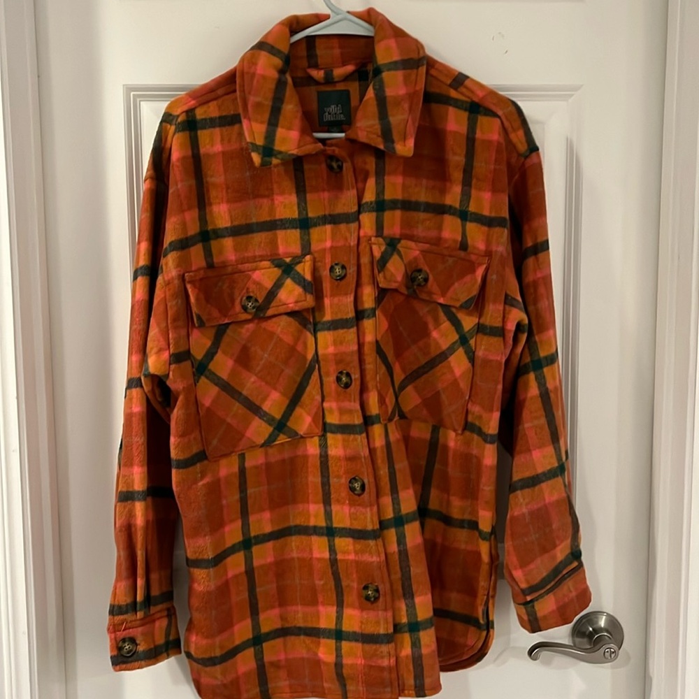 Wild Fable Fall Plaid Shacket